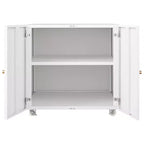 Support d'Imprimante en Métal avec Rangement, Table Roulante pour Imprimante pour Documents de Taille Lettre/Légal/A4, Meuble Classeur Mobile en Métal