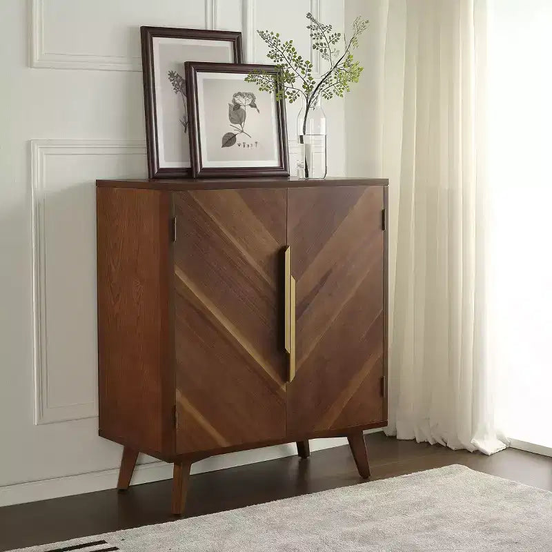 Buffet en bois 2 portes avec rangement