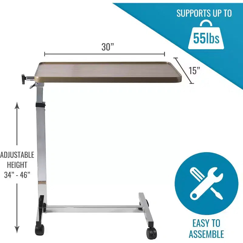 Table de lit inclinable robuste pour soins de santé