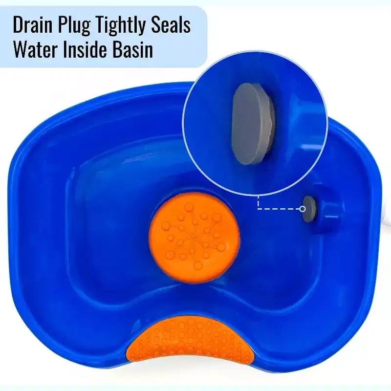Bassin de shampooing portable pour le lavage des cheveux au lit, les coupes et les colorations pour personnes âgées, handicapées, alitées et à mobilité réduite