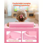 Canapé 2-en-1 pour enfant, canapé souple pliable pour tout-petit avec accoudoirs, chaise convertible pour tout-petit en transat, M, Rose