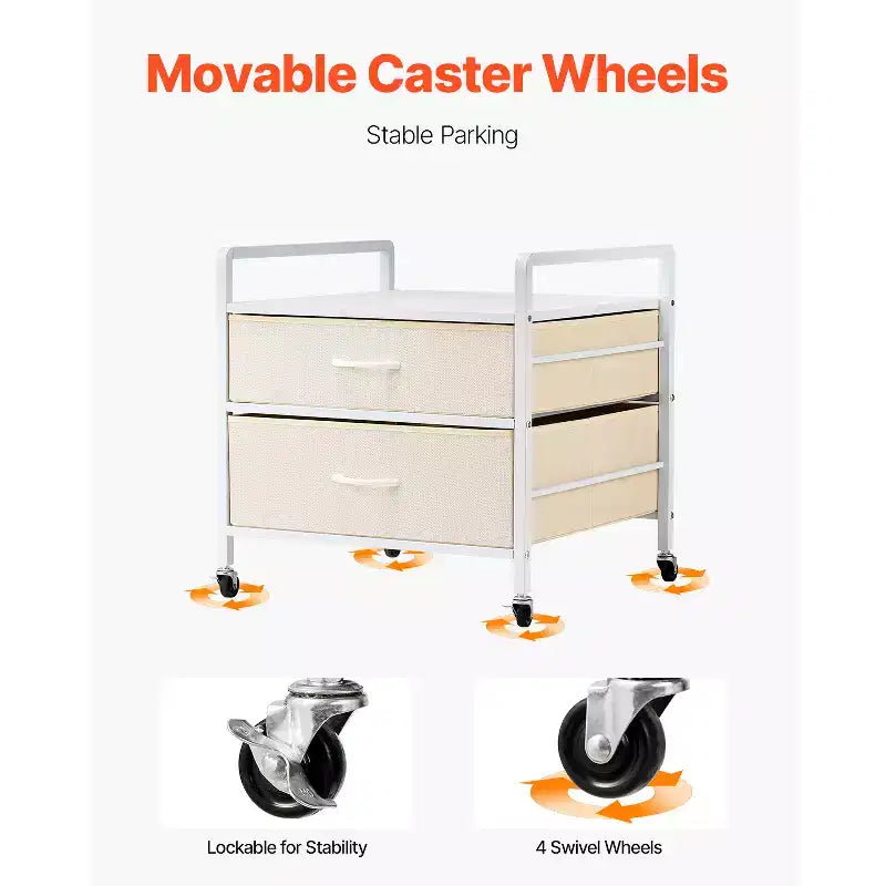 Meuble support pour mini-réfrigérateur avec rangement, table pour mini-réfrigérateur de 80 kg avec 2 tiroirs et 4 roulettes pivotantes, étagère mobile pour mini-réfrigérateur, blanc