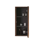 Meuble de salle de bain mural chic à rayures, armoire de rangement flottante avec 3 étagères, meuble haut pour salle de bain, chambre et salon