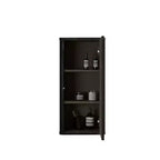 Meuble de salle de bain mural chic à rayures, armoire de rangement flottante avec 3 étagères, meuble haut pour salle de bain, chambre et salon
