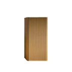 Meuble de salle de bain mural chic à rayures, armoire de rangement flottante avec 3 étagères, meuble haut pour salle de bain, chambre et salon