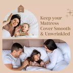 Attaches de draps de lit 4 pièces - Sangles de maintien de matelas, bandes élastiques d'angle avec pinces, conviennent aux draps jumeaux/queen/king