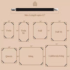 Attaches de draps de lit 4 pièces - Sangles de maintien de matelas, bandes élastiques d'angle avec pinces, conviennent aux draps jumeaux/queen/king