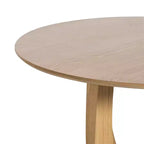 Table de salle à manger ronde en bois de 42 pouces pour 4, table de cuisine et de salle à manger moderne de style campagnard