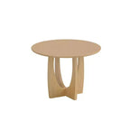 Table de salle à manger ronde en bois de 42 pouces pour 4, table de cuisine et de salle à manger moderne de style campagnard