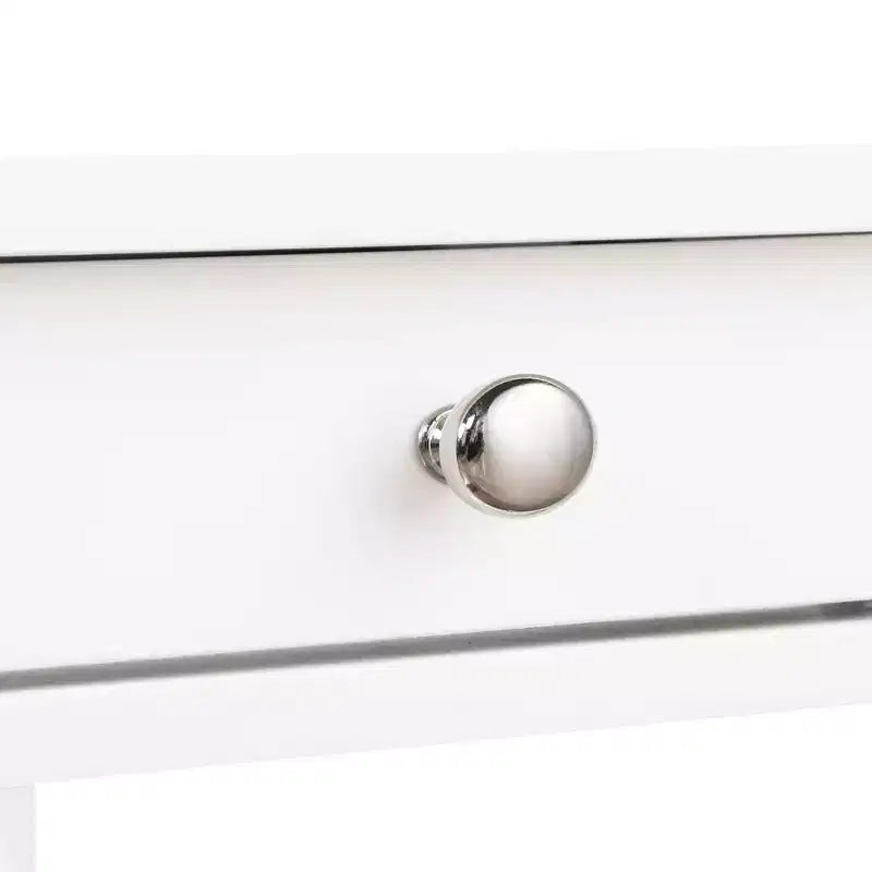Table d'appoint rectangulaire en bois blanc de 24 po de hauteur