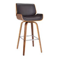 26" Armen Living Tyler Swivel Counter Height Barstool