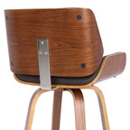 Tabouret de bar Tyler pivotant de 26 po de hauteur de comptoir