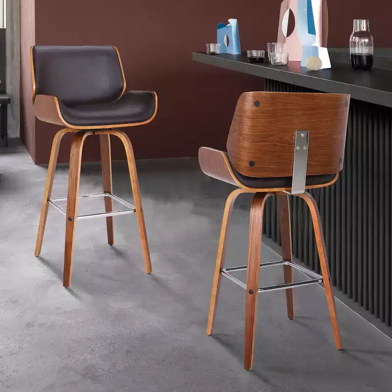 Tabouret de bar Tyler pivotant de 26 po de hauteur de comptoir