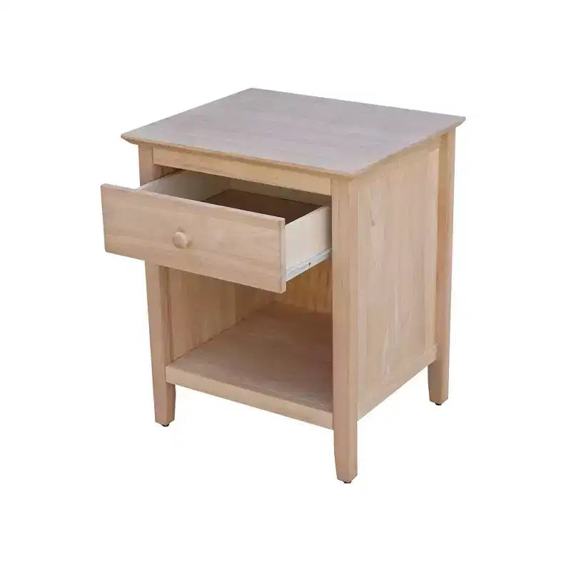 Table de chevet 49,5 cm, non finie