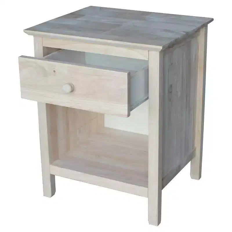 Table de chevet 49,5 cm, non finie