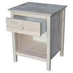 Table de chevet 49,5 cm, non finie