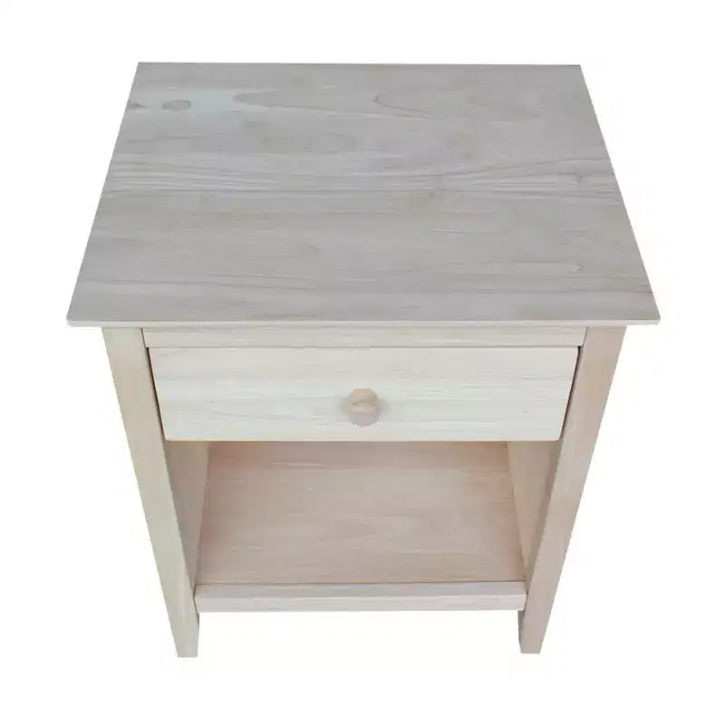 Table de chevet 49,5 cm, non finie