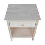 Table de chevet 49,5 cm, non finie