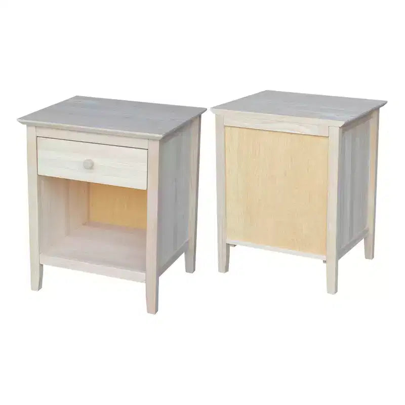 Table de chevet 49,5 cm, non finie