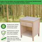 Table de chevet 49,5 cm, non finie