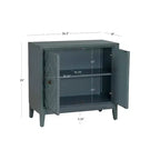 Armoire Jaylan Diamond 2 portes bleue