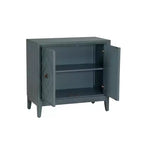 Armoire Jaylan Diamond 2 portes bleue
