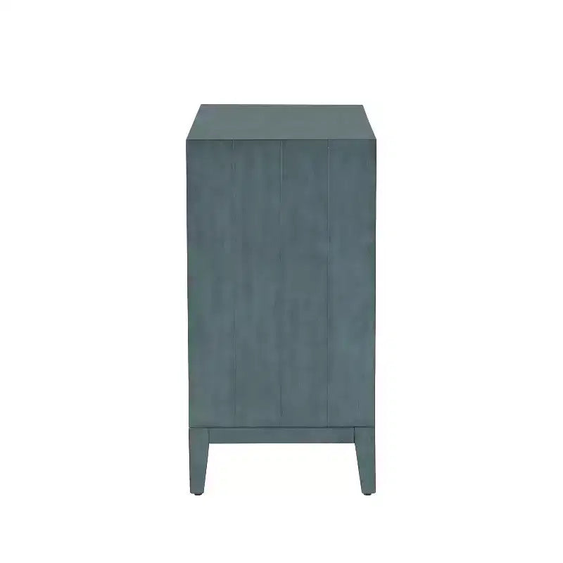 Armoire Jaylan Diamond 2 portes bleue
