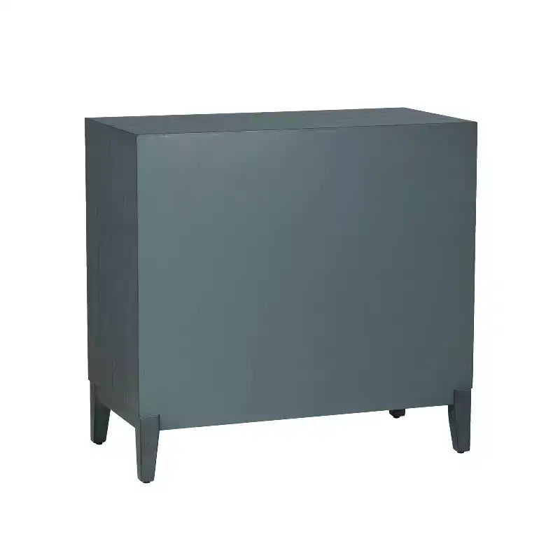 Armoire Jaylan Diamond 2 portes bleue