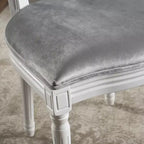 Chaise de salle à manger Camille en velours neuf