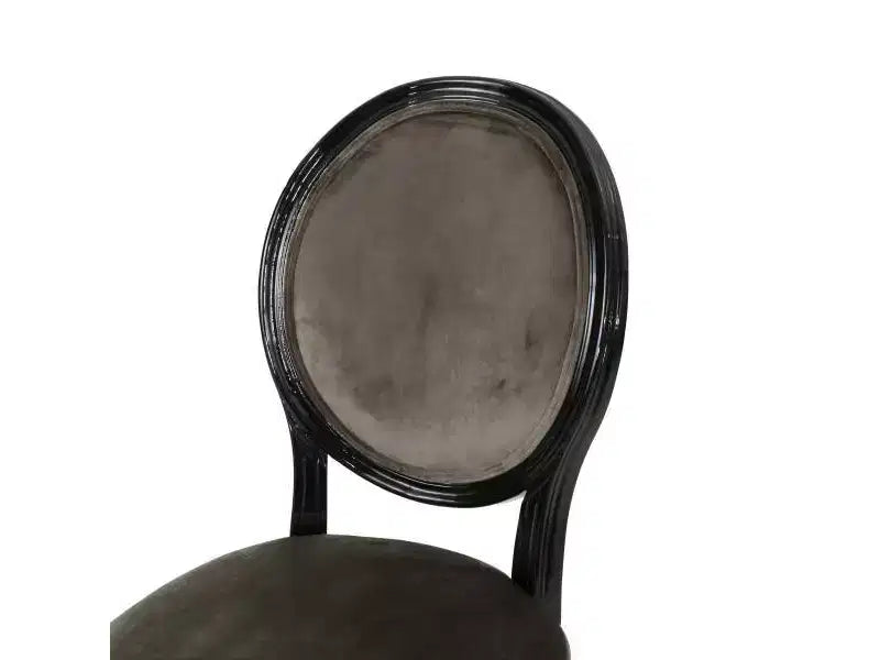Chaise de salle à manger Camille en velours neuf