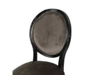 Chaise de salle à manger Camille en velours neuf