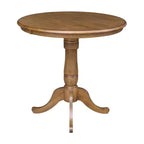 Table piédestal ronde 36" - Noyer
