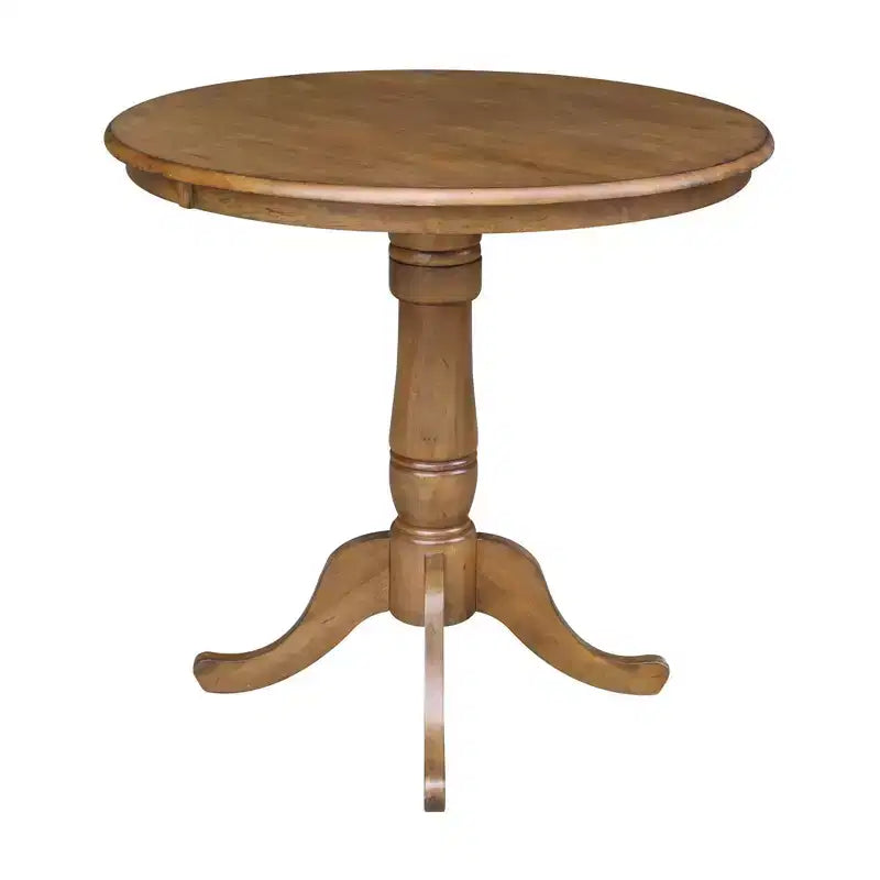 Table piédestal ronde 36" - Noyer
