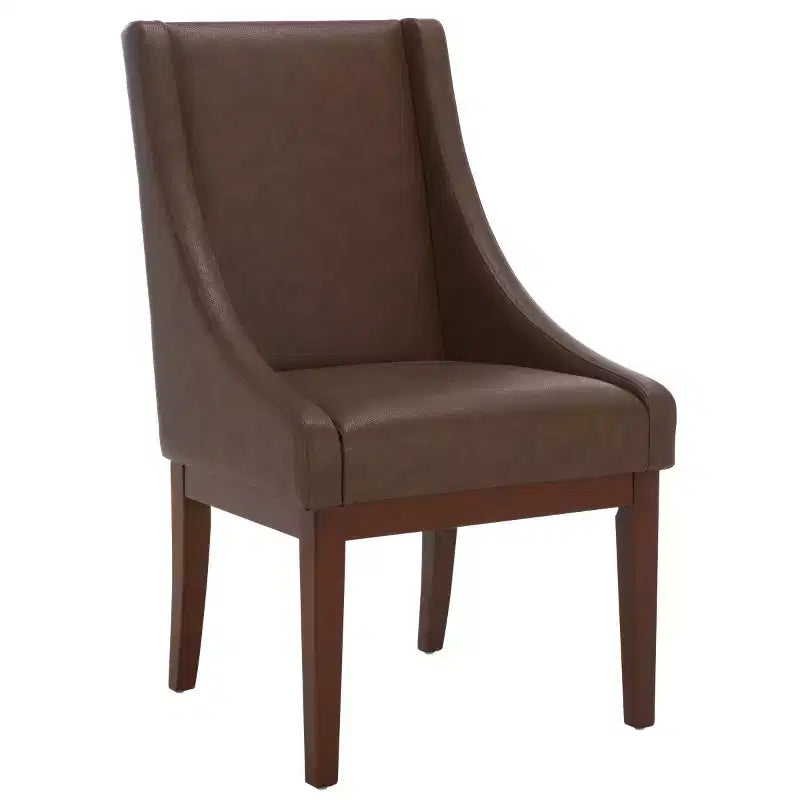 Fauteuil à accoudoirs inclinés