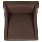 Fauteuil à accoudoirs inclinés