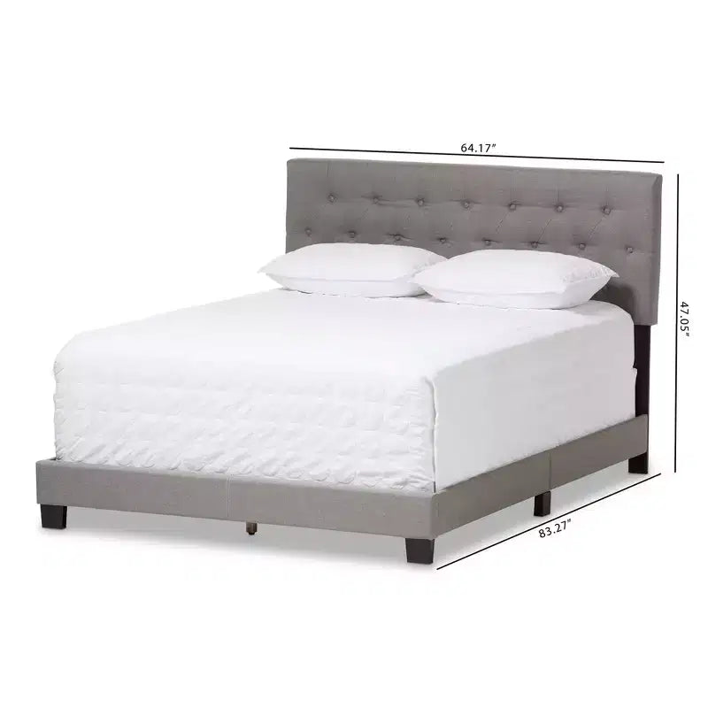Lit rembourré Cassandra, design moderne et contemporain