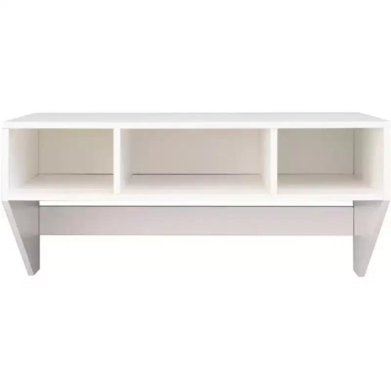 Bureau d'ordinateur mural et armoire suspendue