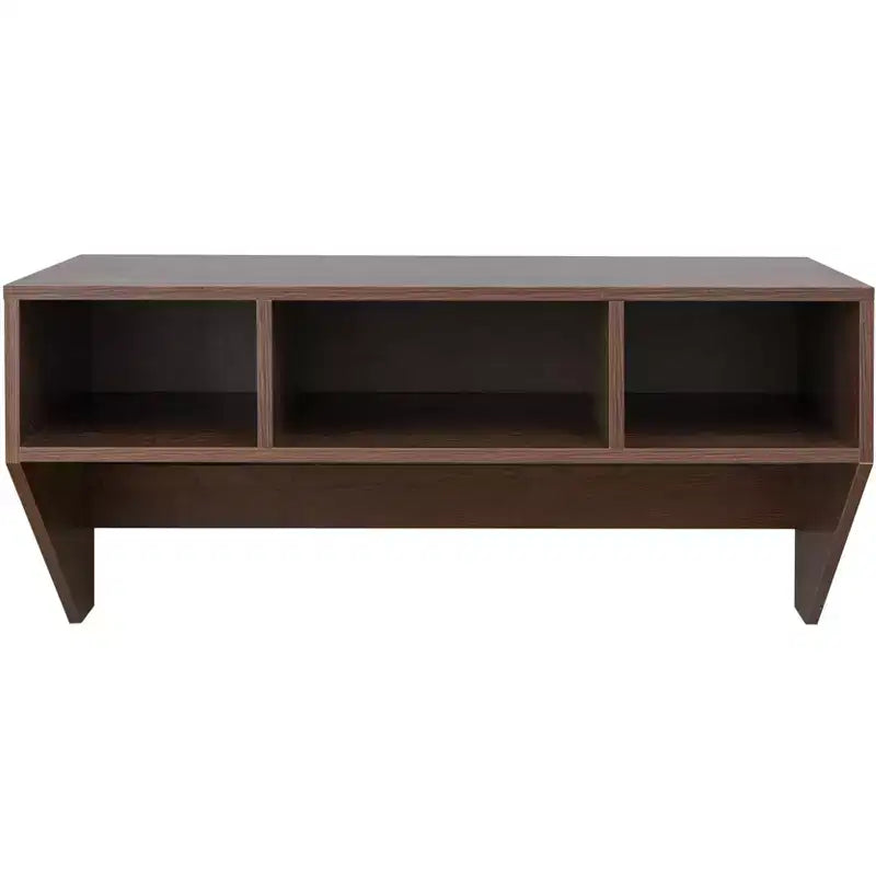 Bureau d'ordinateur mural et armoire suspendue