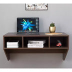 Bureau d'ordinateur mural et armoire suspendue