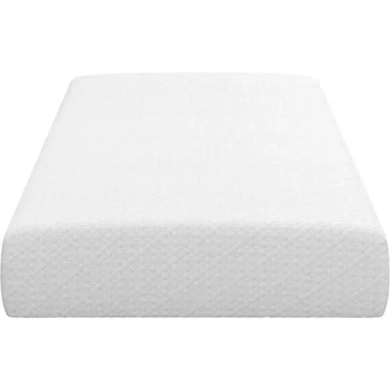 Matelas en mousse à mémoire de forme au gel 10 po avec parfum de thé vert, technologie rafraîchissante, 3 couches de mousse